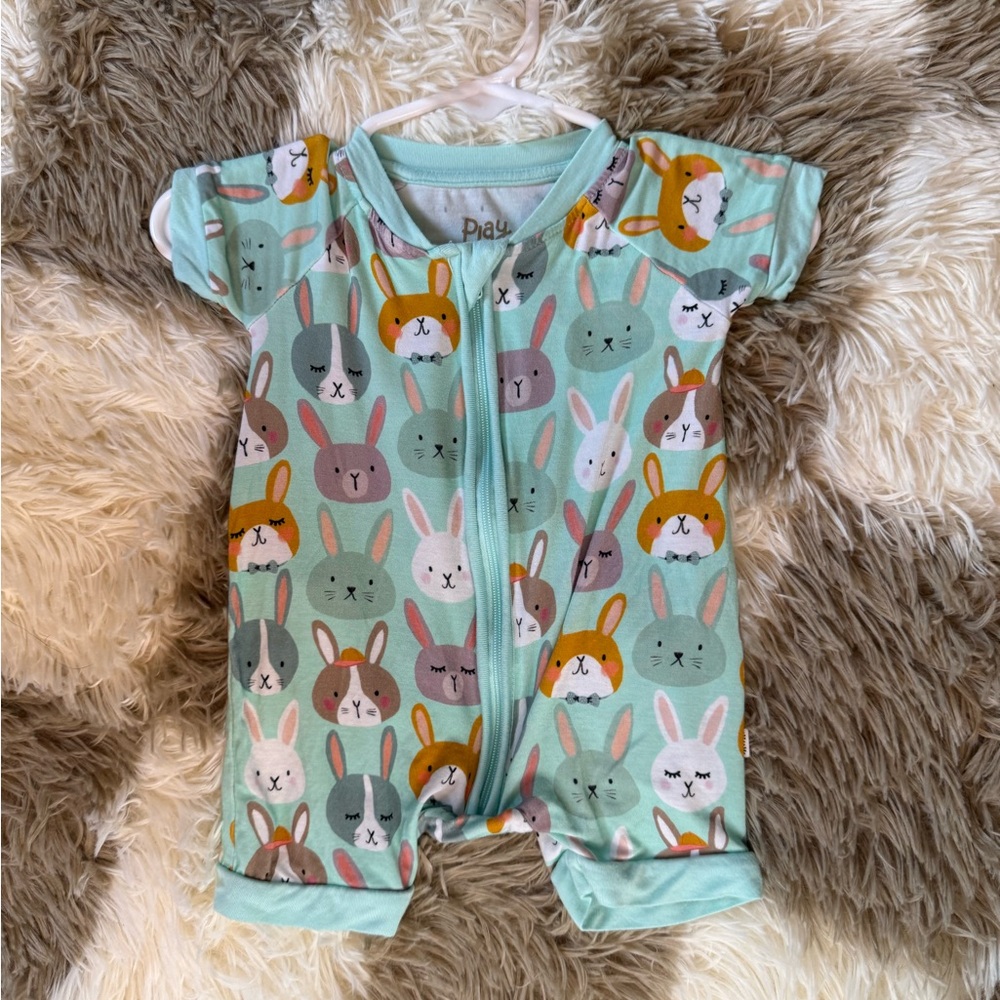 Little Sleepies Easter Bunny Shorty 0-3 months